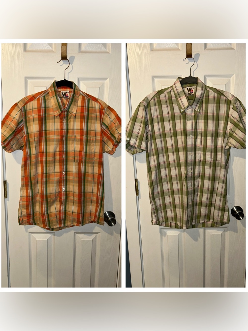 Warrior England Mod Plaid Short Sleeve Button Down Casual Shirt Bundle
Medium